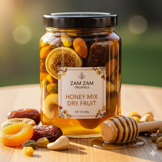 Honey Mix Dry Fruit – 100% Organic Honey with Premium Nuts & Dry Fruits
